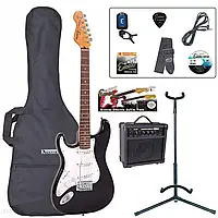 Гітара Encore EBP-LHE6BLK Electric Left Hand Guitar Outfit Gloss Black