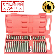 Набор специальных бит LEX LXBS41M (TORX / Spline / HEX, 30/75 мм, Пластиковый кейс)