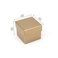 Коробочка 4х4х3,5 см. з поролоновим вкладишем для дрібних ювелірних виробів