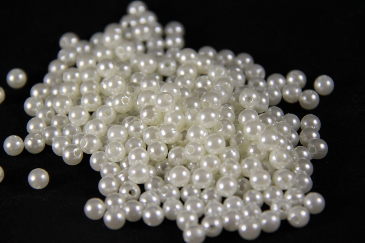 Перли штучний шампань 6 мм