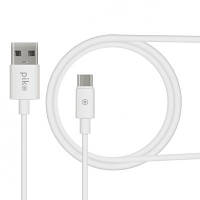 Дата кабель USB 2.0 AM to Micro 5P 1.2m white Piko (1283126496172)