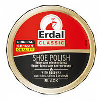 Крем для обуви Erdal Shoe Polish in tin Black Черный 75 мл (4001499160707) arena