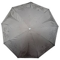 Зонт полуавтомат женский Frei Regen FAS3023 на 9 спиц Города Серый FE, код: 8060056