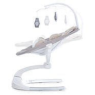 Заколисуючий центр El Camino ME 1077 HUGS Beige Bluetooth, пульт, 5 швидкостей, 12 мелодій, бежевий, фото 3