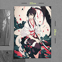"Сагири Ямада Асаэмон (Адский рай / Jigokuraku)" плакат (постер) размером А4 (20х28см)