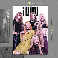 "Джи-Айдл / (G)I-dle" плакат (постер) размером А4 (20х28см)