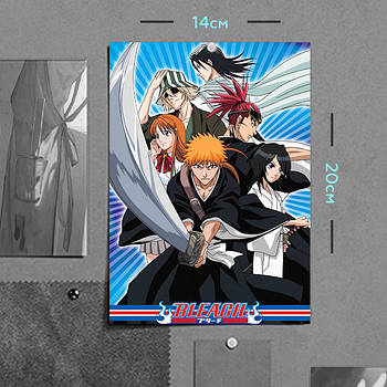 "Бліч / Bleach" плакат (постер) розміром А5 (14х20см)