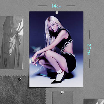 "Чон Сойон (Джі айдл / (G)I-DLE)" плакат (постер) розміром А5 (14х20см)