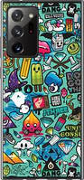 Чехол на Samsung Galaxy Note 20 Ultra Стикер бомбинг 1 "693u-2051-63407"