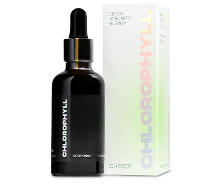 Хлорофіл рідкий концентрований Choice PRO HEALTHY, Чойс, Made in Ukraine, 50 мл