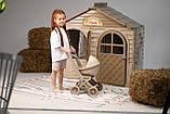 ЕКО НОВИНКА Дитячий ігровий будиночок зі шторками на основі пшеничної соломи ТМ Doloni, фото 6