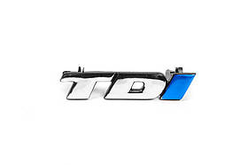 Напис в решітку Tdi Під оригінал, І - синя для Volkswagen T4 Transporter