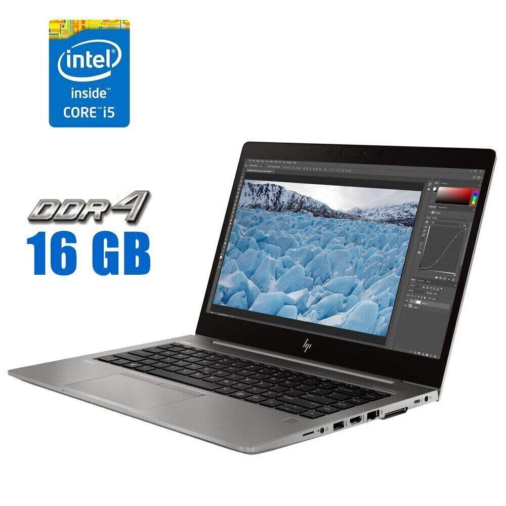 Ультрабук HP ZBook 14u G6/ 14" (1920x1080)/ Core i5-8365U/ 16 GB RAM ...
