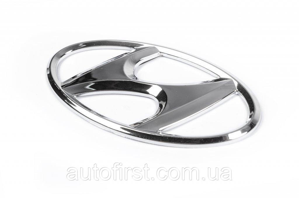 Емблема (самоклейка, 125 мм (65 мм) для Hyundai Accent 2000-2006 рр
