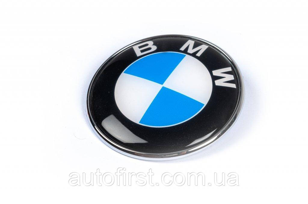 Емблема БМВ (OEM) d74 мм, штирі для BMW 1 серія E81/82/87/88 2004-2011рр