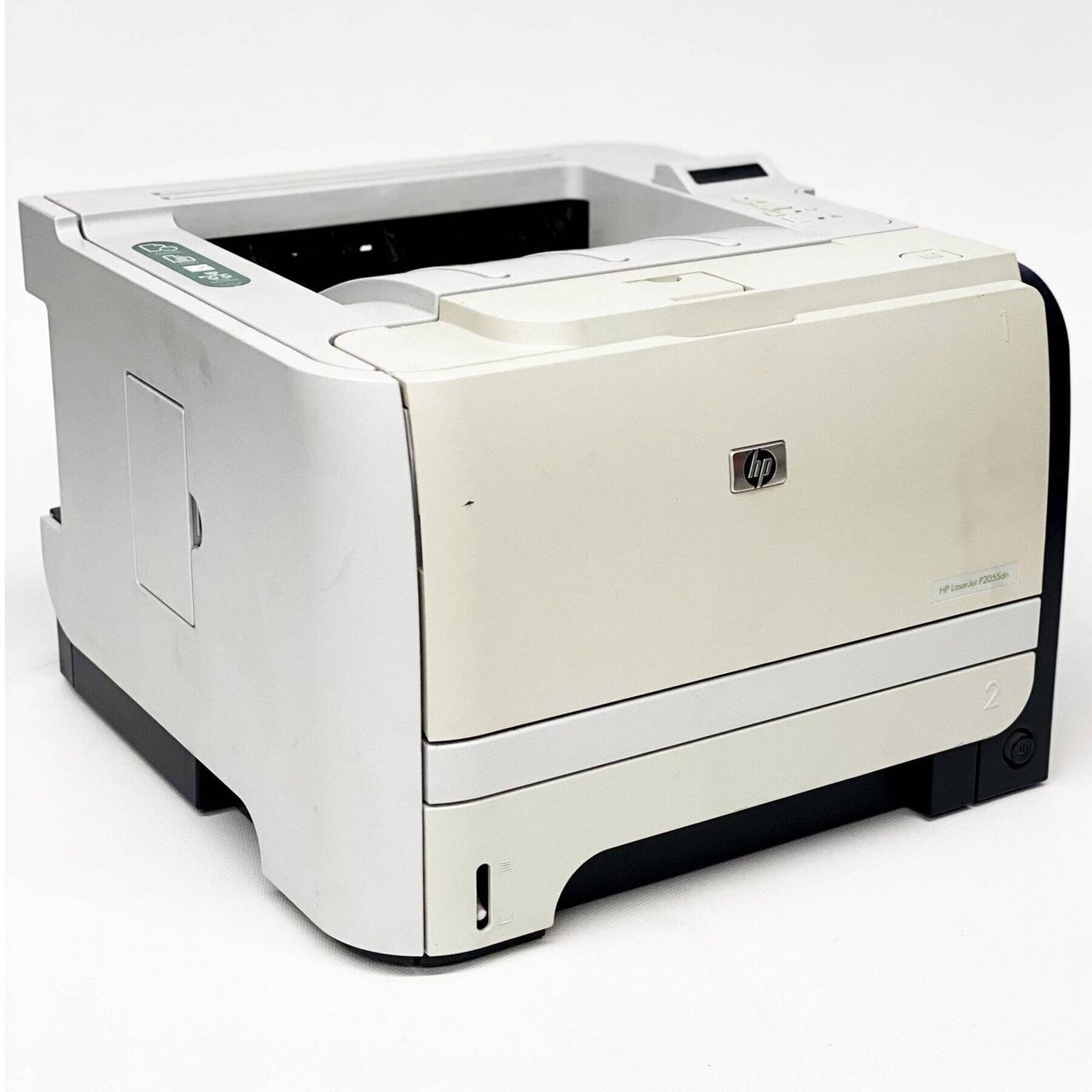 Принтер HP LaserJet P2055dn / Лазерная монохромная печать / 1200x1200 dpi / A4 / 33 стр./мин / USB 2.0, Ethernet / Дуплекс /