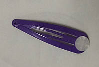 Хлопушка для волос (клик-клак) фиолетовая 20 шт