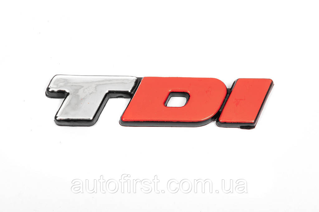 Задня напис Tdi Туреччина, DІ - червона для Volkswagen T4 Transporter