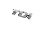 Напис Tdi Під оригінал, Всі букви хром для Volkswagen T5 Transporter 2003-2010 рр, фото 2