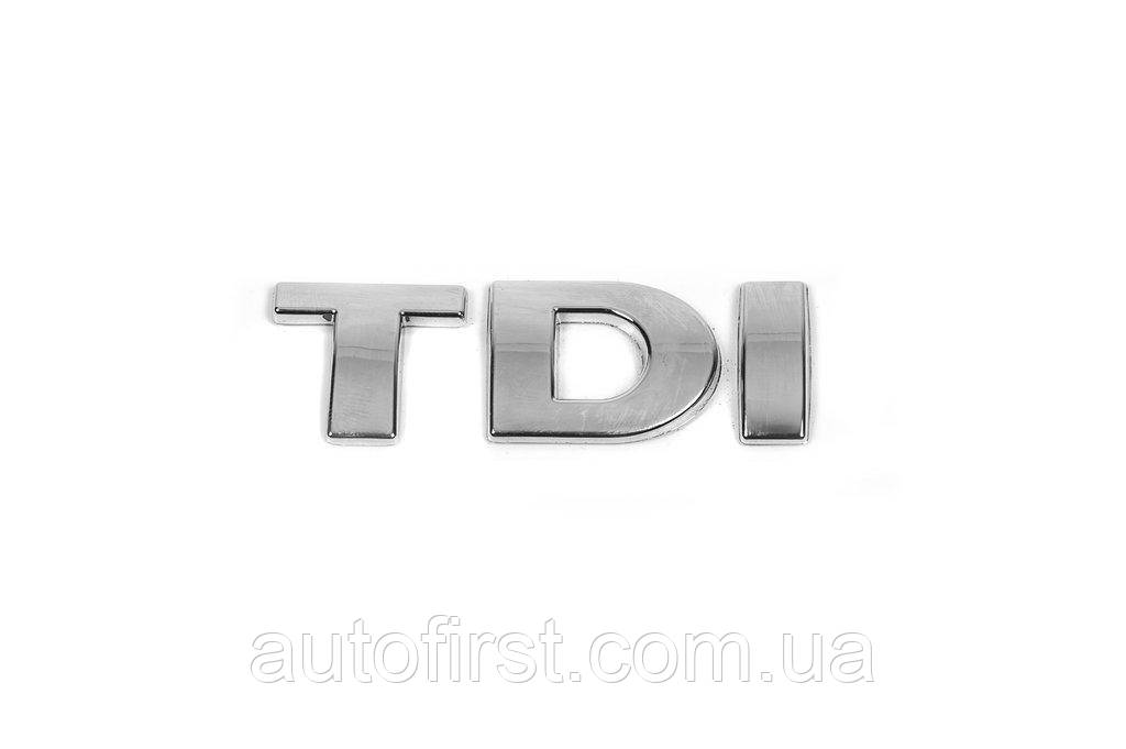 Напис Tdi Туреччина, Всі букви хром для Volkswagen T5 Multivan 2003-2010 рр