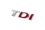 Напис Tdi Під оригінал, Червоні DІ для Volkswagen Passat B5 1997-2005 років, фото 2