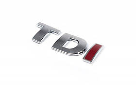 Напис Tdi Під оригінал, Червона І для Volkswagen Golf 4