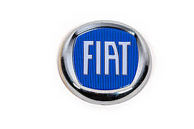 Емблема (синя, самоклейка) 75 мм для Тюнінг Fiat