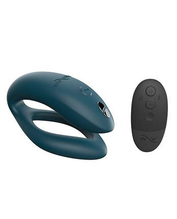 Парний Смарт-Вібратор WE-VIBE SYNC O VELVET зелений, фото 3