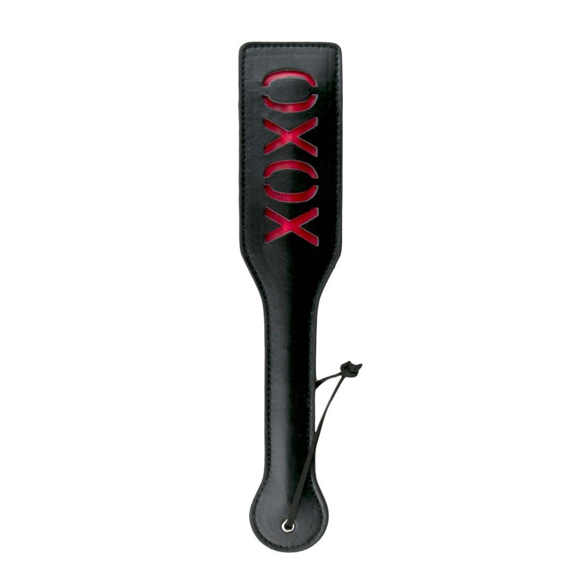 Паддл з екошкіри Zwarte Leren Paddle, чорний, 32.5 см