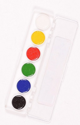 Фарби акварель 6 кольорів