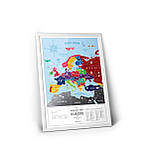 Скретч-карта Європи Travel Map TM «Silver Europe», фото 7