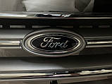 Емблема Ford (самоклейка) 92мм на 37мм для Тюнінг Ford, фото 2