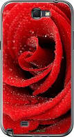 Чохол на Samsung Galaxy Note 2 N7100 Червона троянда "529u-17-63407"
