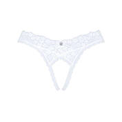 Мереживні танга Obsessive Heavenlly crotchless thong XL/2XL, з доступом, фото 5