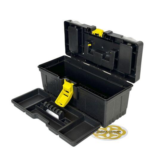 Пластиковий ящик для інструментів 13" 13.5х33х14 см, чорний SNMZ