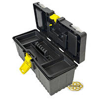 Пластиковий ящик для інструментів 13" 13.5х33х14 см, чорний SNMZ, фото 2