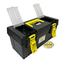 Бокс з інструментами 16" 17х40.5х19 см, пластик, чорний SNMZ, фото 3