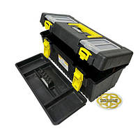 Бокс з інструментами 16" 17х40.5х19 см, пластик, чорний SNMZ, фото 4