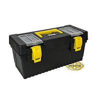 Бокс з інструментами 16" 17х40.5х19 см, пластик, чорний SNMZ, фото 5