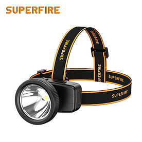 Ліхтар налобний акумуляторний HL55-S SuperFire 300 Lumen IP42