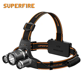 Ліхтар налобний акумуляторний HL33 SuperFire 500 Lumen