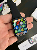 Cмарт-часы Smart Watch GS8 Pro Мах black 45mm украинское меню Smart Watch s8 безрамочный экран черные 8 серии
