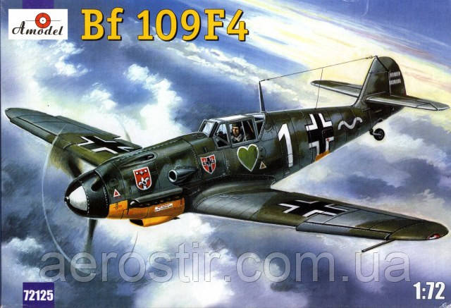 Винищувач Bf-109F4 1/72 AMODEL 72125
