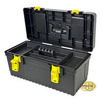 Ящик з пластику для ремонту 19" 21х47х22.5 см, чорний SNMZ, фото 4