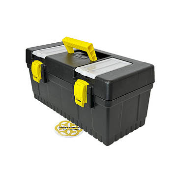 Ящик з пластику для ремонту 19" 21х47х22.5 см, чорний SNMZ