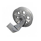 Шкив обводной 3518050-121150А привода МКШ с кронштейном в сборе (d=200) комбайна Дон-1500