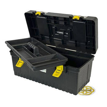 Органайзер для зберігання інструментів 22" 25х55х26 см, пластик, чорний SNMZ