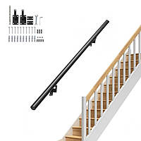 VEVOR Handrail Aluminium Alloy Easy Care Stair Railing 1220mm Railing Staircase 199.6 kg Load Capacity 900 mm