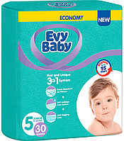 Детские подгузники Evy Baby Junior Jumbo 5 (11-25 кг) 30 шт. "Kg"