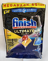 Таблетки Finish Ultimate All in 1 для посудомоечной машины лимон 60 шт. "Kg"